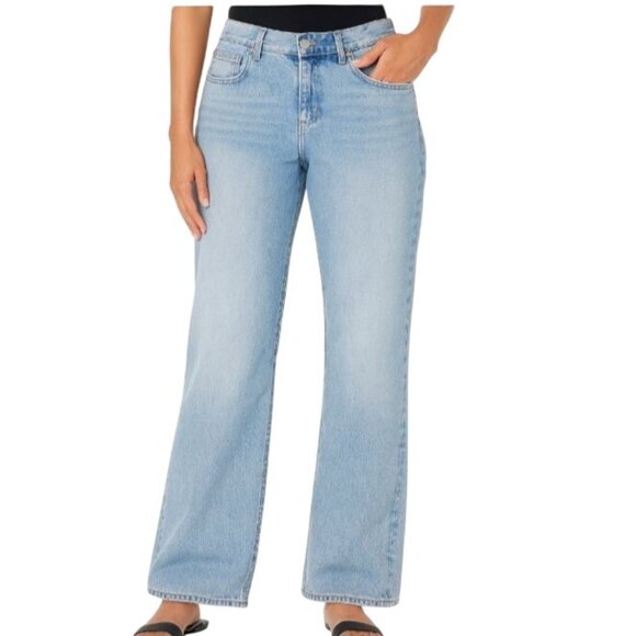 NEW Etica Denim Amis Relaxed Fit Boot Cut Jeans in Atwater Size 25 Button-fly - Picture 1 of 15